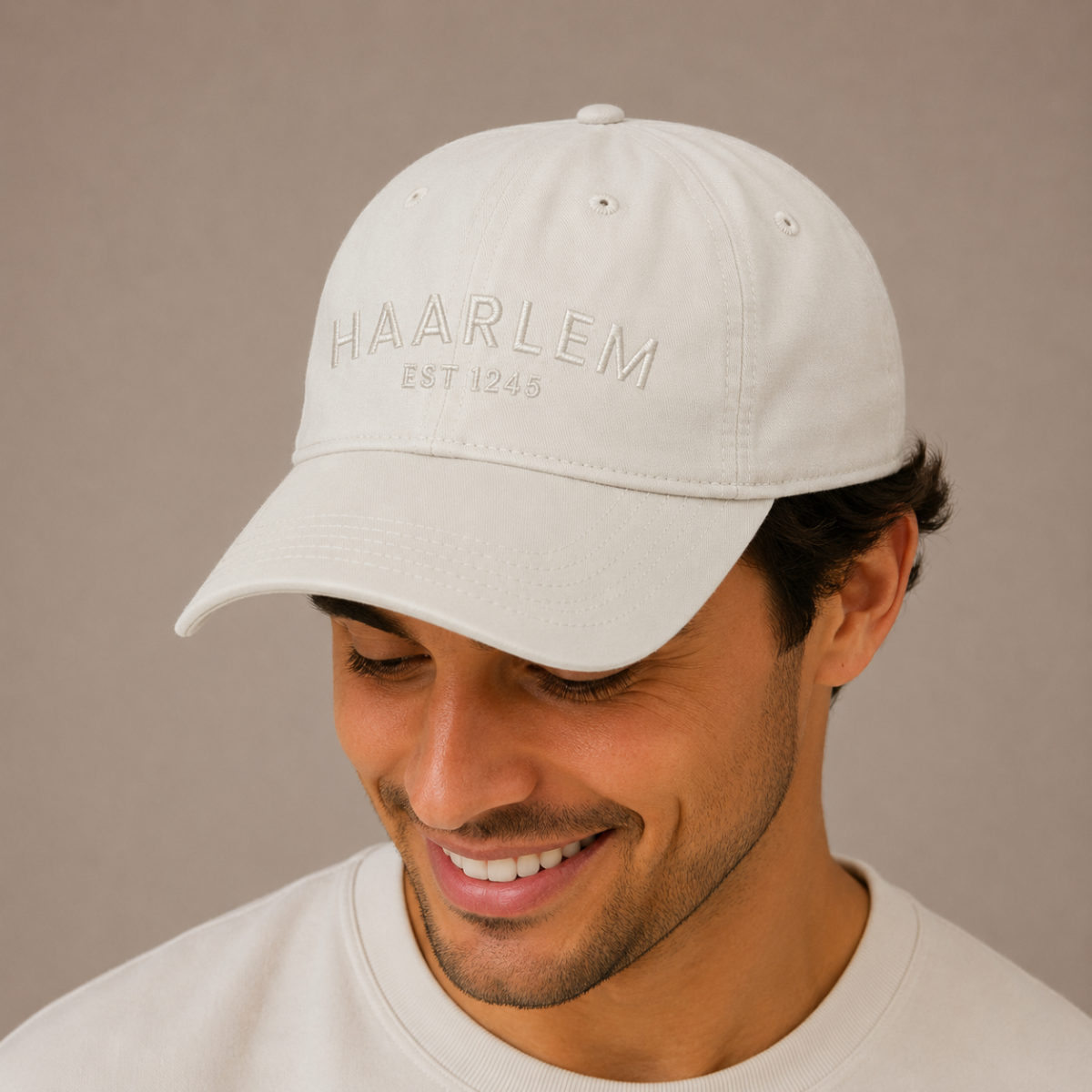 HRLM cap Ecru
