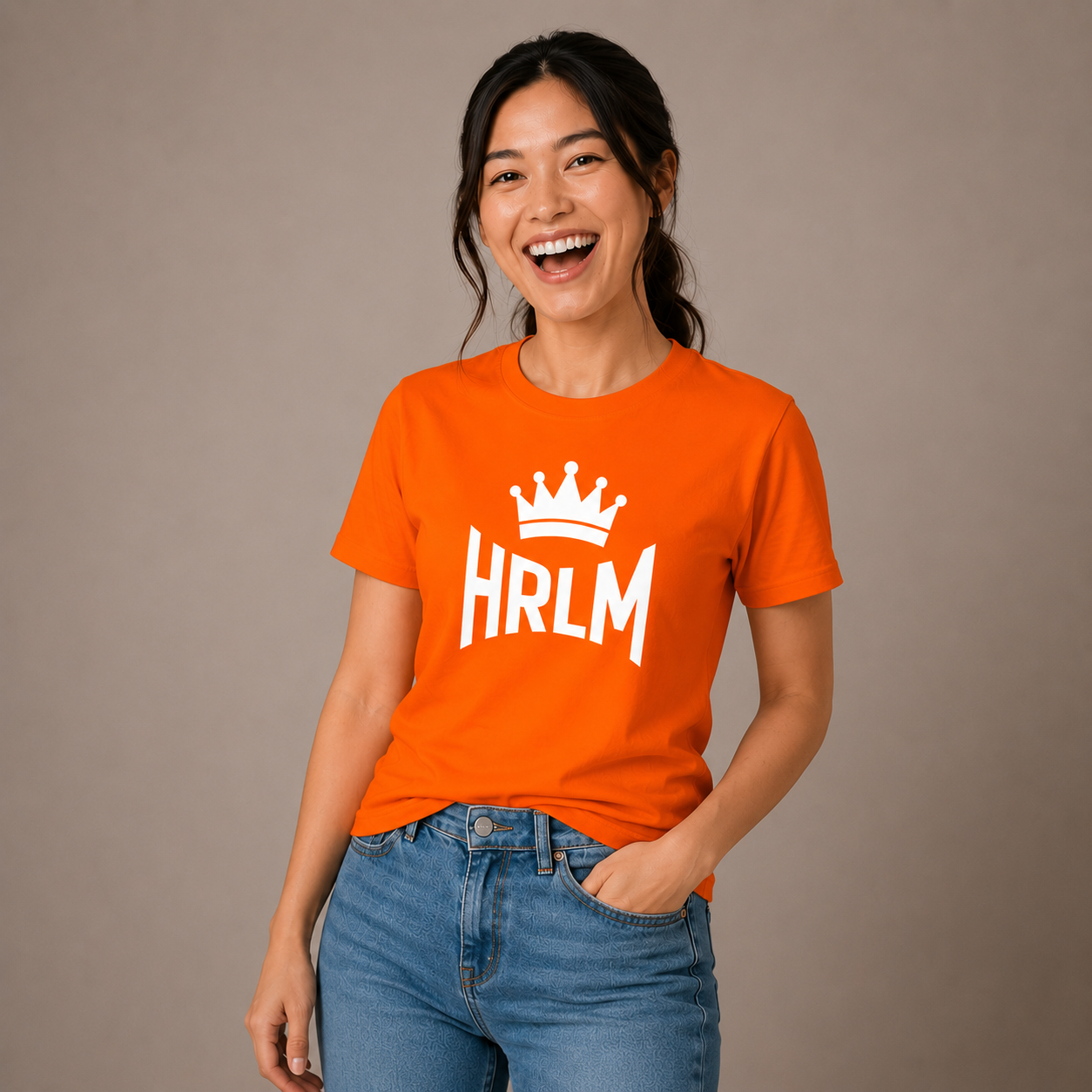 HRLM Crown Edition Oranje T-shirt