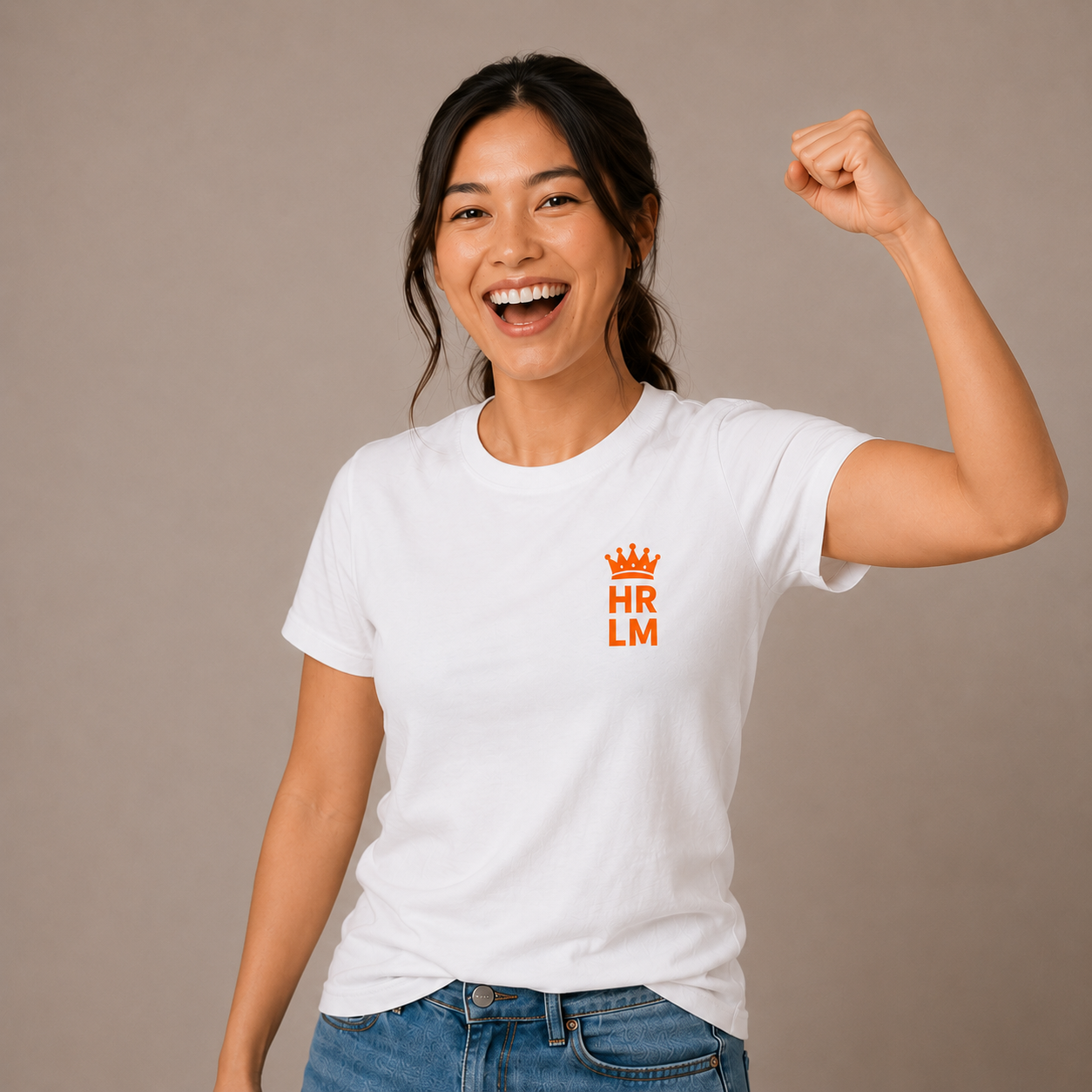 HRLM EST. 1245 Crown Edition wit T-shirt
