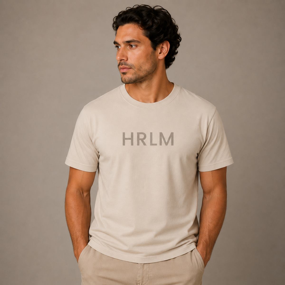 Haarlem HRLM t-shirt Bone