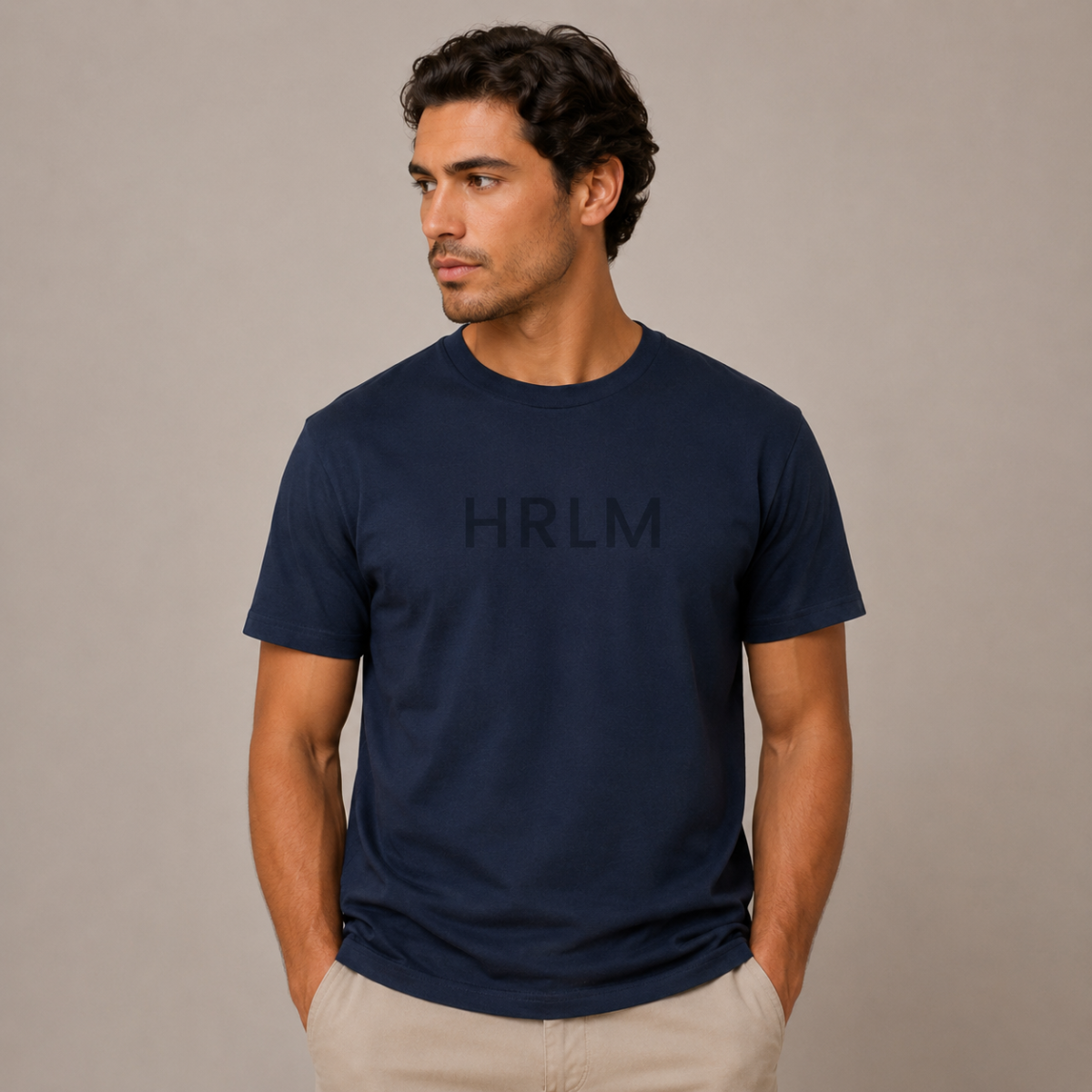 Haarlem HRLM t-shirt Midnight Blue